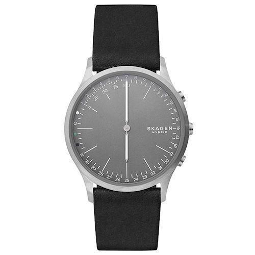 Image of Skagen Connected CA Jorn Gray I mat rustfri stål quartz med to visere herre ur, model SKT1203